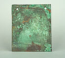 Square Plaque, Copper (hammered), gilt, Vicús