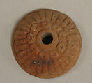 Spindle Whorl, Ceramic, Mexican