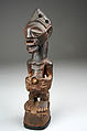 Figure, Wood, metal, Luba or Songye peoples