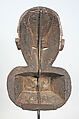 Mask: Female with Goiter, Wood, pigment, Okpoto peoples, Idoma group