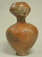 Vessel with Face, Ceramic, Manteño