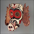 Mask (Hudoq), Wood, paint, hair, fiber, Kenyah or Kayan peoples
