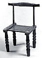 Chair, Wood, metal, Kpelle or Kimbuzi peoples