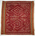 Ceremonial Textile (Tampan), Cotton, silk, Lampung