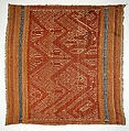 Ceremonial Textile (Tampan), Cotton, silk, Lampung