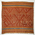 Ceremonial Textile (Tampan), Cotton, silk, Lampung