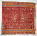 Ceremonial Textile (Tampan), Cotton, silk, Lampung