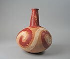 Bottle, Ceramic, slip, pigment, Quapaw