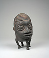 Head with Four Legs, Brass, Edo peoples