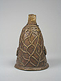 Bell: Horse Head, Brass, iron, Lower Niger Bronze Industry