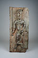 Plaque: Court Official with Magical Staff, Brass, Edo peoples