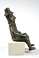 Figure: Seated Portuguese Male, Brass, Edo peoples