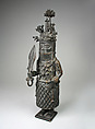 Figure: Oba with Ceremonial Sword, Chief Inneh  , possibly, Brass, Edo peoples
