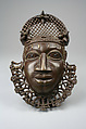 Hip Ornament: Face, Ìgùn Ẹ́rọ̀nwwọ̀n (brass-casting guild) artists, Brass, Edo peoples