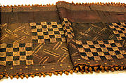 Embroidered Man's Wrapper, Raffia, reed, Kuba peoples