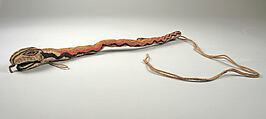 Serpent ornament, Cotton, camelid hair, Inca (?)