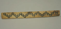 Incised Bone Balance Beam, Bone, pigment, Peruvian