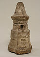 Temple Model, Ceramic, pigment, Mexica (Aztec)