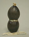 Lime Container, Wood, shell cotton, Wari(?)