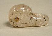 Rock Crystal Duck Pendant, Rock crystal, Olmec