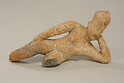 Reclining Ceramic Figure, Ceramic, Olmec