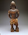 Power Figure (Nkisi N'Kondi: Mangaaka), Wood (Canarium schweinfurthii Engl.), iron, resin, cowrie shell, animal hide and hair, ceramic, plant fiber, textile, pigment, Kongo peoples; Yombe group