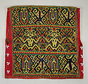 Jacket, Cotton, beads, bark cloth, shell, Maloh or Iban people