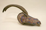 Helmet Mask: Antelope (Nyanga), Wood, hair, beeswax, pigment, Bobo, Kurumani group