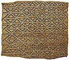 Panel, Raffia palm fiber, Kuba peoples
