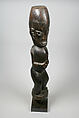 Male Figure, Wood, iron nails, Toba Batak people