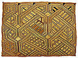Prestige Panel, Raffia palm fiber, Kuba peoples