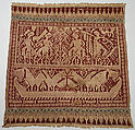 Ceremonial Textile (Tampan), Cotton, Lampung