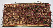 Tent Mat (Assaber or Chetek), Reed, leather, Tuareg peoples