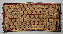 Tent Mat (Assaber or Chetek), Reed, leather, Tuareg peoples