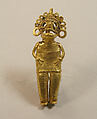 Figure pendant, Gold, Colima or Mixtec