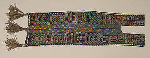 Man's Tunic, Cotton, leather, Fulani, Bororo or Wodaabe group