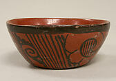 Bowl, Ceramic, pigment, Mexica (Aztec)