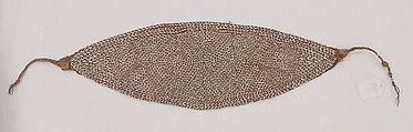 Belt, bark, shell, cotton, New Guinea