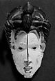 Mask: Female (Mmuo), Wood, kaolin, pigments, Igbo peoples, Isu-Ama group