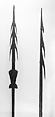 Spear, Wood, cassowary claw, Asmat people