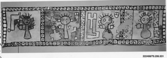 Hanging, Cotton, paint, Wari (?)