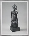 Seated Female Figure, Wood, Turka