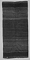 Sarong (Kain Lepas), Silk, gold and silver wrapped thread, sequins, Indonesia, Sumatra, Temalang Ulu, Pasemah