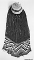 Cap Woven with Human Hair, Camelid hair, human hair, Inca