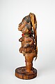 Power Figure: Standing Female Figure with Child (Wife of Mabyaala?) (Nkisi), Wood, beads, glass, fiber, copper, resin, Kongo peoples; Vili group