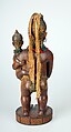 Power Figure: Standing Female Figure with Child (Wife of Mabyaala?) (Nkisi), Wood, beads, glass, fiber, copper, resin, Kongo peoples; Vili group