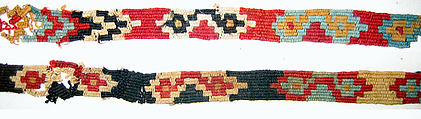 Band Fragment, Camelid hair, Nasca