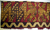 Tunic with Confronting Catfish, Camelid hair, tapestry-weave, Nasca-Wari