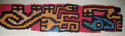 Band Fragment, Camelid hair, Nasca