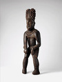 Commemorative figure of a chief, Wood, Bamileke peoples